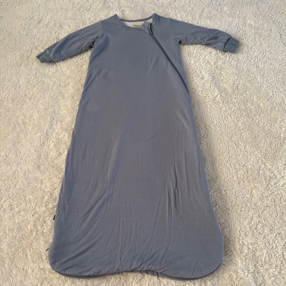 Kyte Baby Sleep Full Zip Sack Bamboo Bag Blue 1.0 Loungewear Cozy Sleepwear